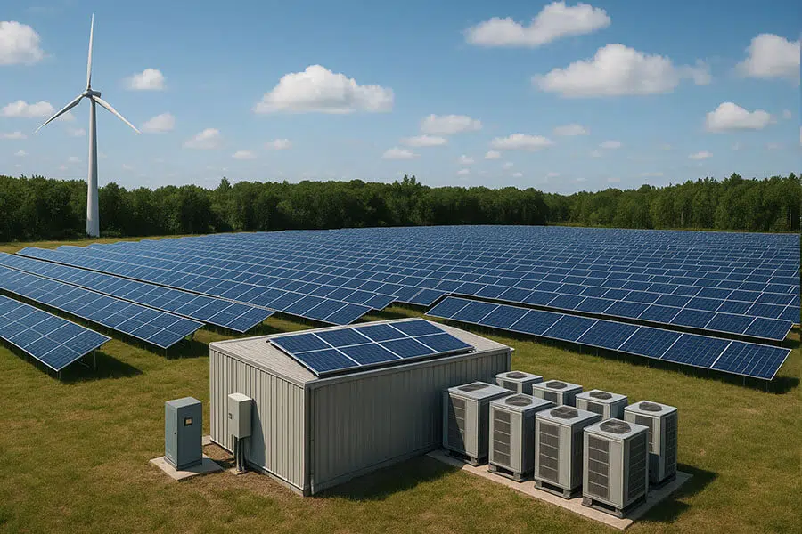 largest off grid solar power system