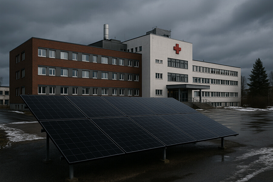 16 kW Solar System Hospital Backup Power 16 kW Solar System Hospital Backup Power