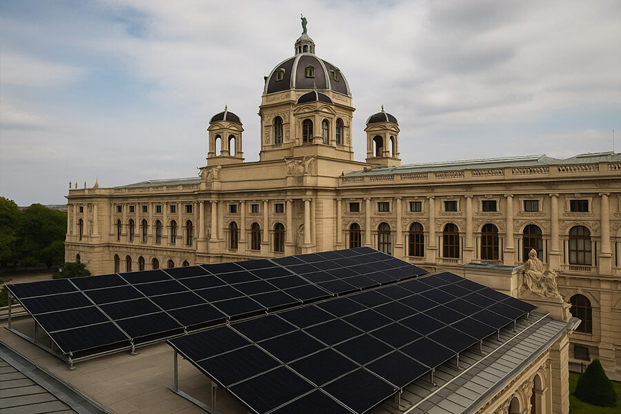 16 kW solar system climate-controlled art 16 kW Solar System Climate-Controlled Art
