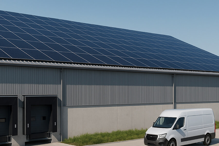 16 kW solar system green logistics hubs 16 kW Solar System Green Logistics Hubs