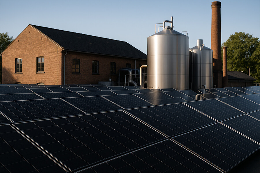 16 kW solar system sustainable brewing 16 kW Solar System Sustainable Brewing