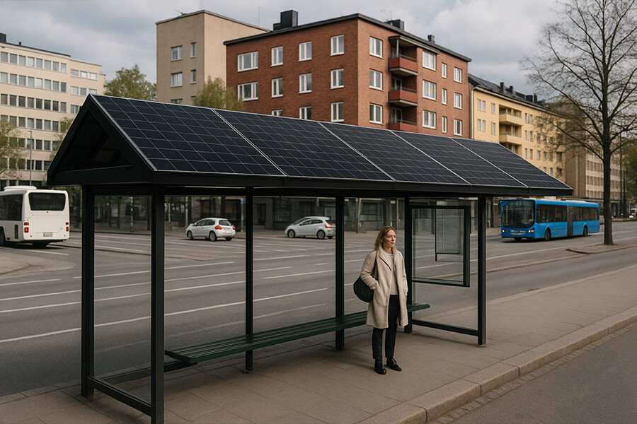 16 kW solar system urban transit hubs 16 kW Solar System Urban Transit Hubs
