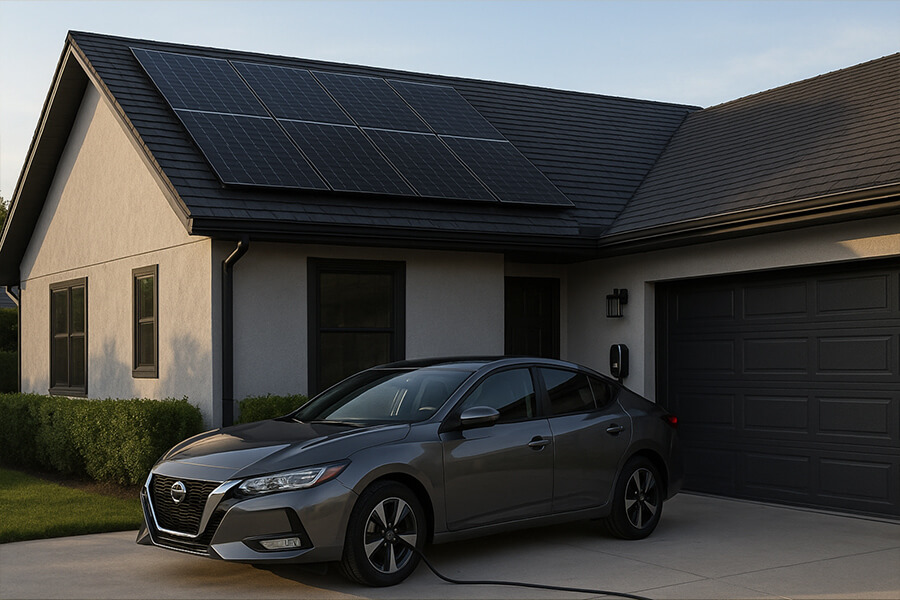16kW solar system EV charging 16kW solar system EV charging