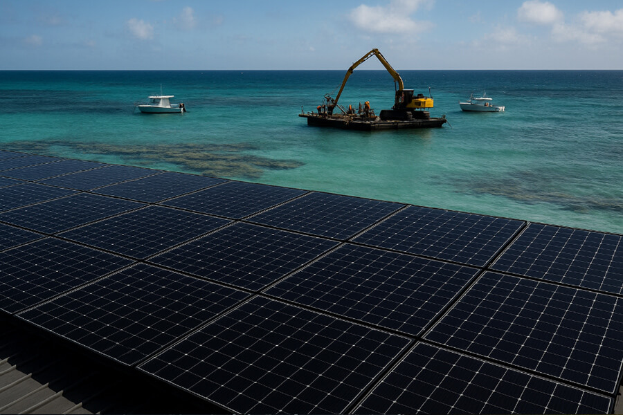 50kW solar system marine conservation 50kW Solar System Marine Conservation