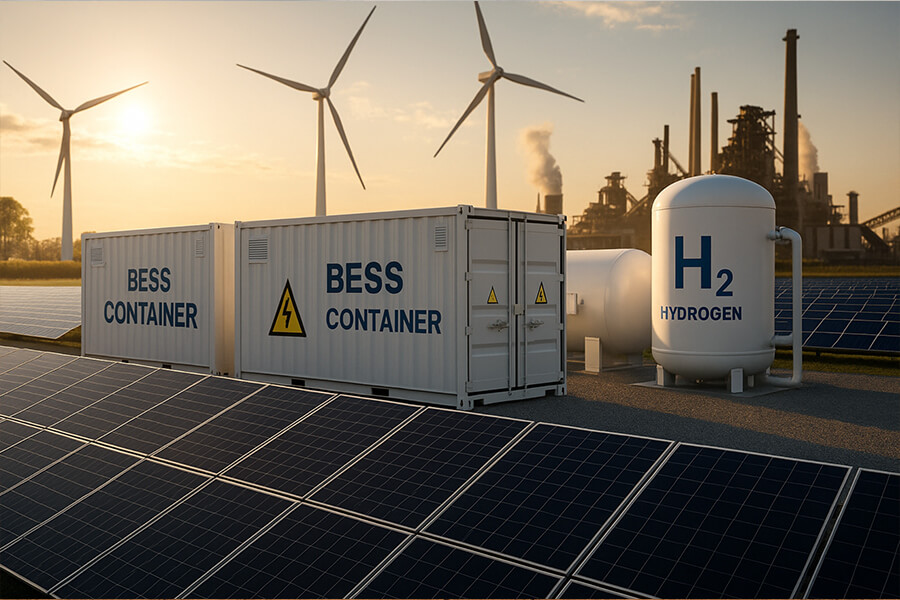 BESS container industrial hydrogen storage BESS Container Industrial Hydrogen Storage
