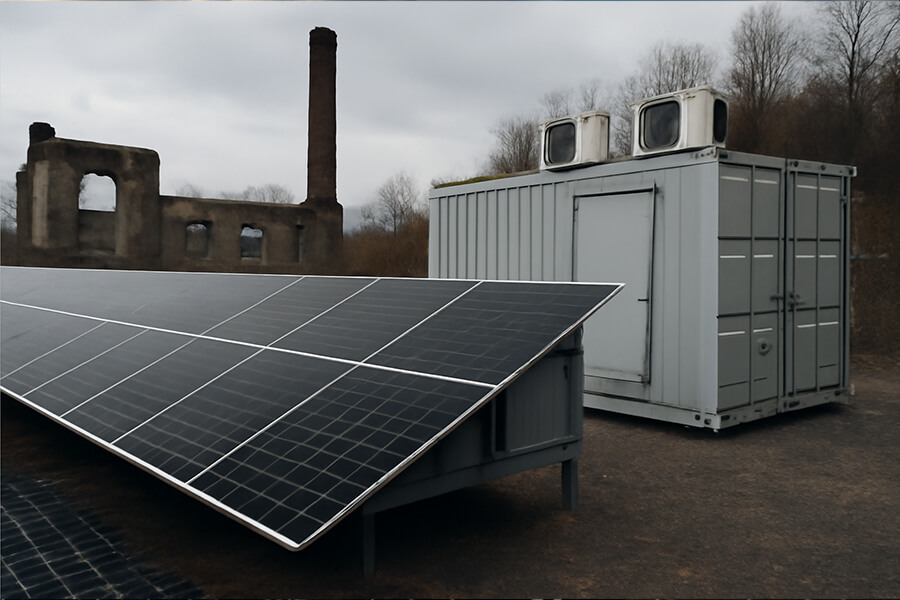 BESS Container Brownfield Remediation BESS Container Brownfield