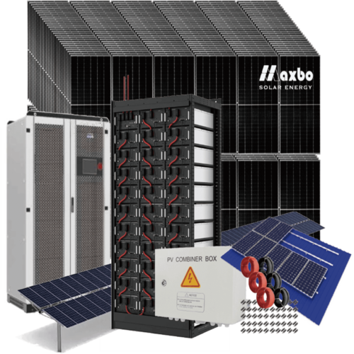 Système solaire hybride de 100 kW