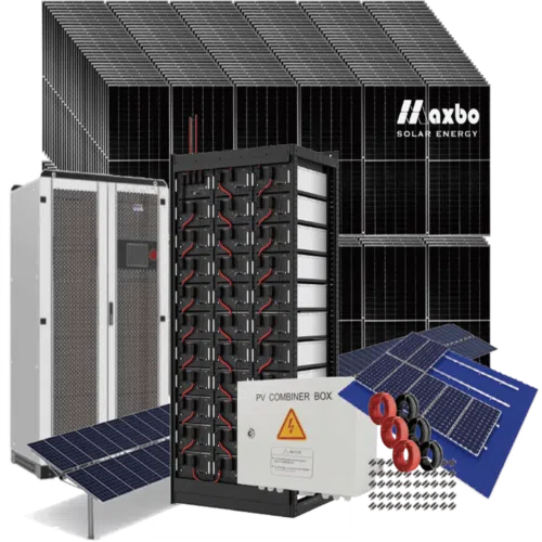 Système solaire hybride de 100 kW