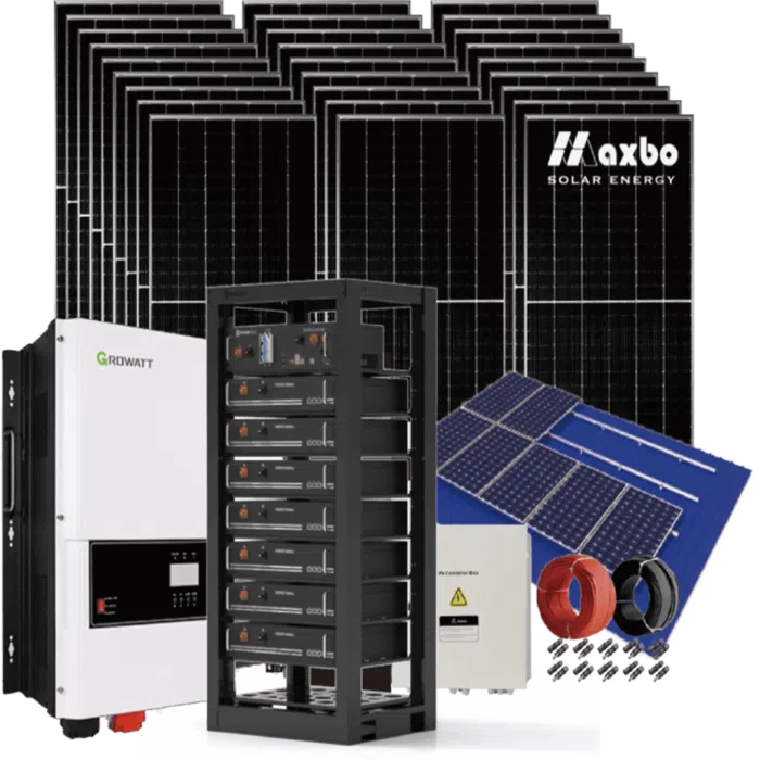 Système solaire hors réseau de 10 kW Système d'énergie solaire hors réseau de 10 kW