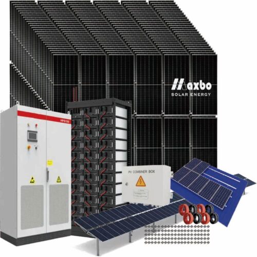 Sistema solar híbrido de 120 kW