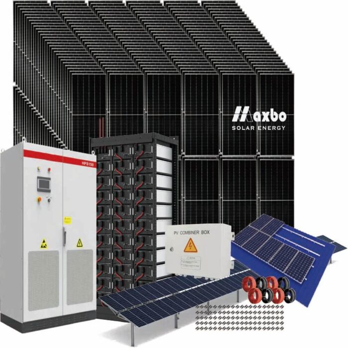 120kW hybrid solar system