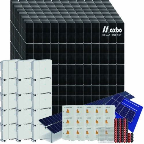 1500kW système solaire sur réseau 1,5MW système solaire sur réseau