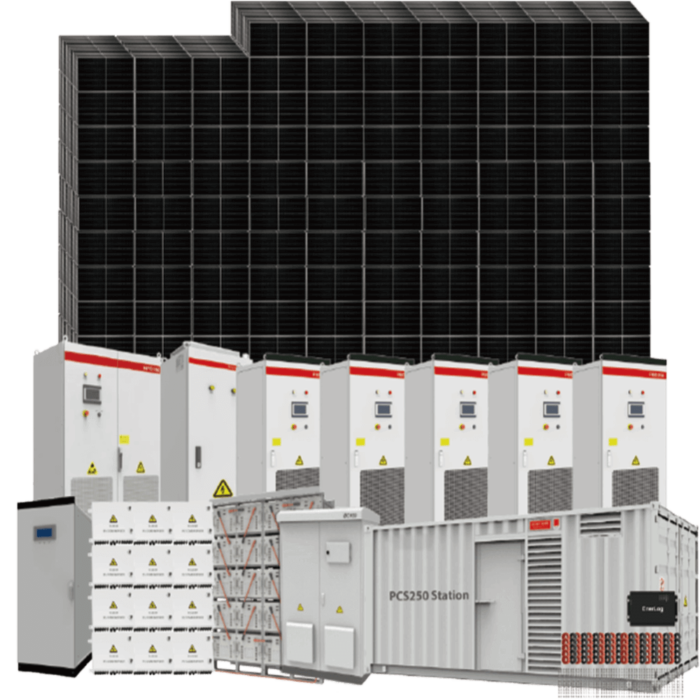 Système solaire hybride de 1 MW