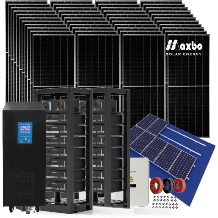 Système solaire hors réseau de 100 kW
