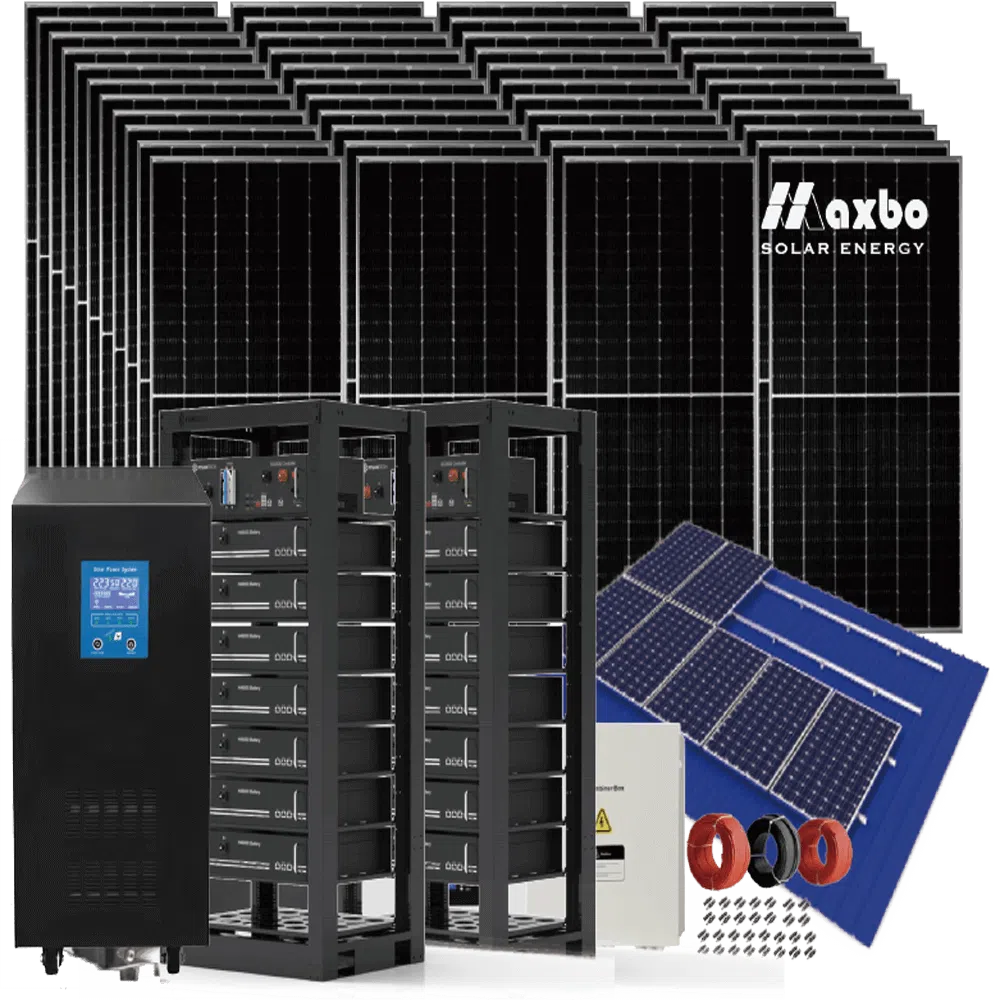 Système solaire hors réseau de 100 kW