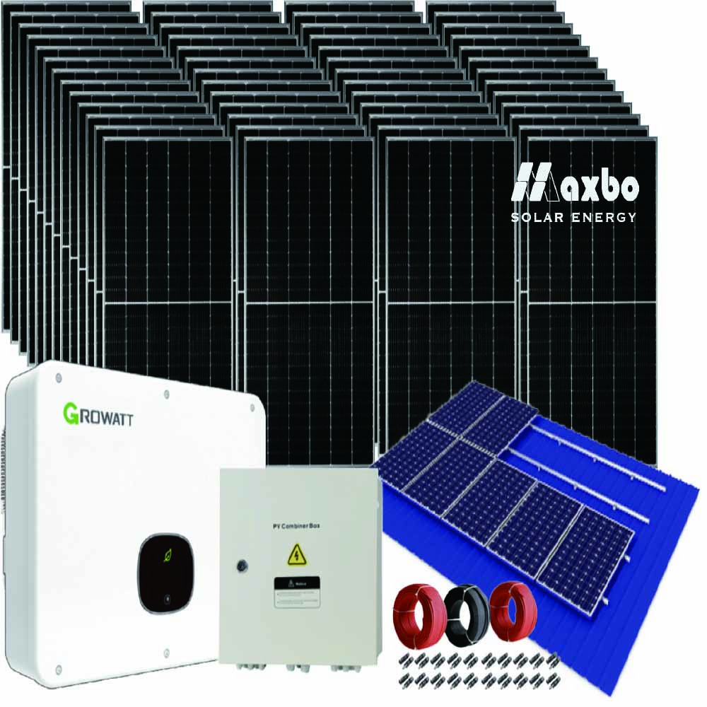 Système solaire de 20 kW sur le réseau