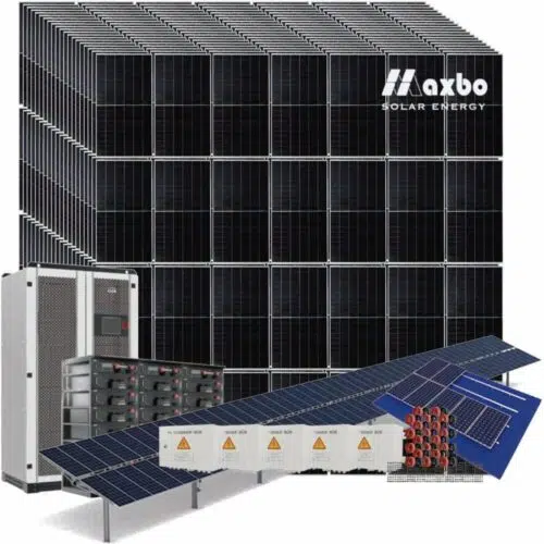 Système solaire hybride de 250 kW pour C&I à domicile