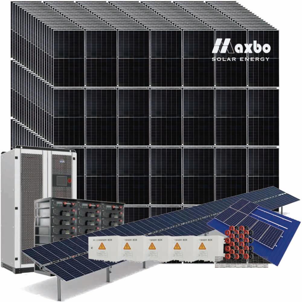 Système solaire hybride de 250 kW pour C&I à domicile