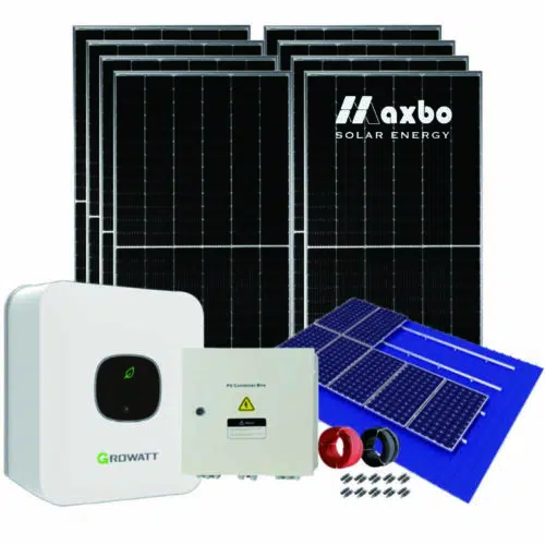 Sistema solar de 3 kW conectado a la red