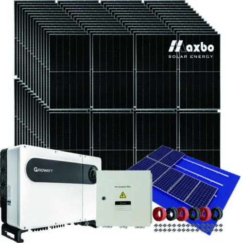 Système solaire de 50 kW sur le réseau