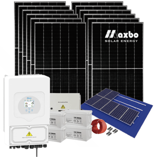 Système solaire hybride de 5 kW