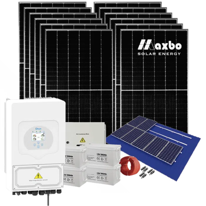 Système solaire hybride de 5 kW