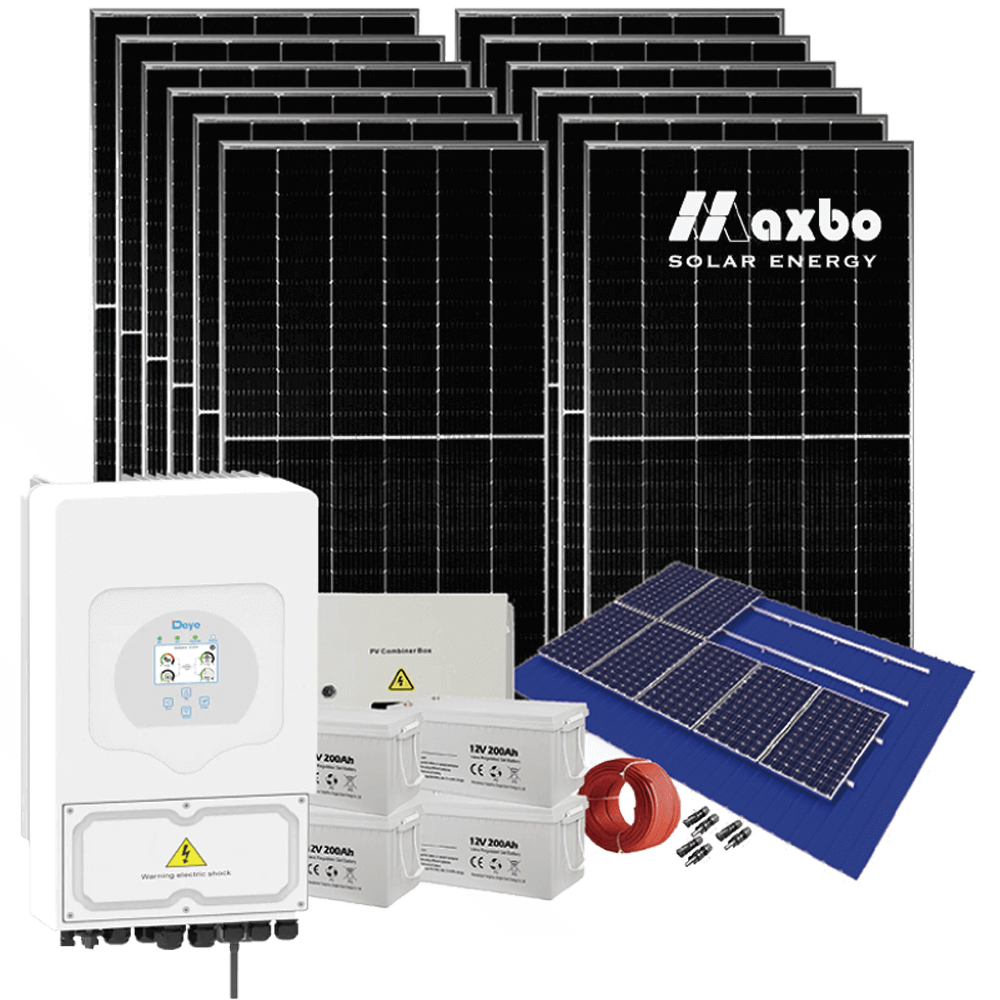 Système solaire hybride de 5 kW