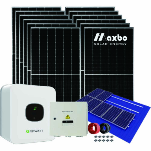Système solaire de 5kW sur le réseau