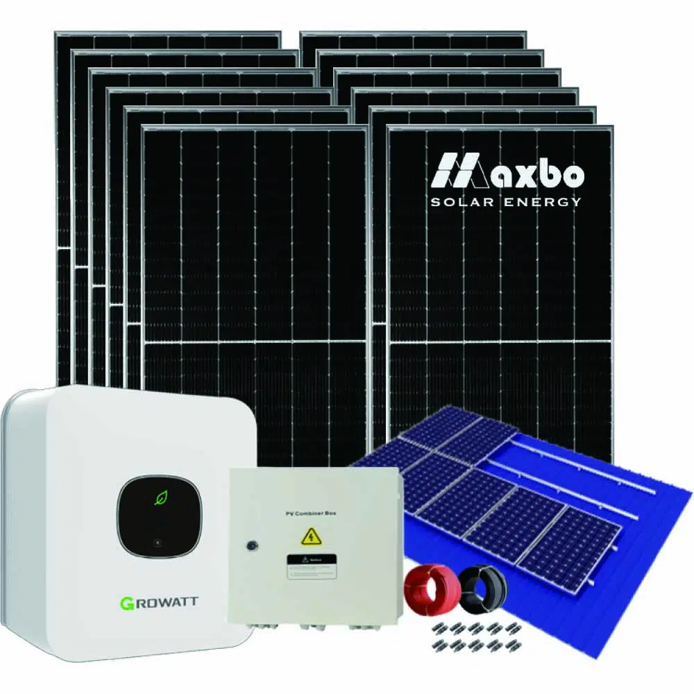 Système solaire de 5kW sur le réseau