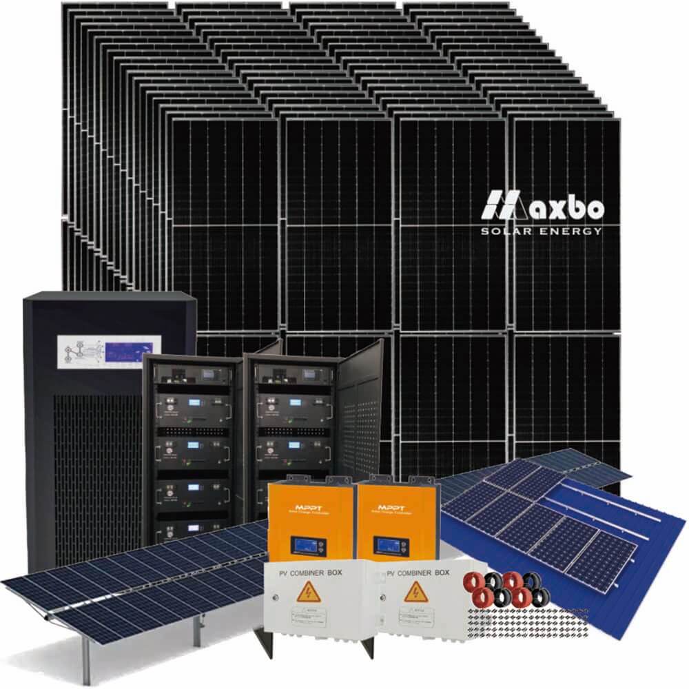 Sistema solar aislado de 80 kW