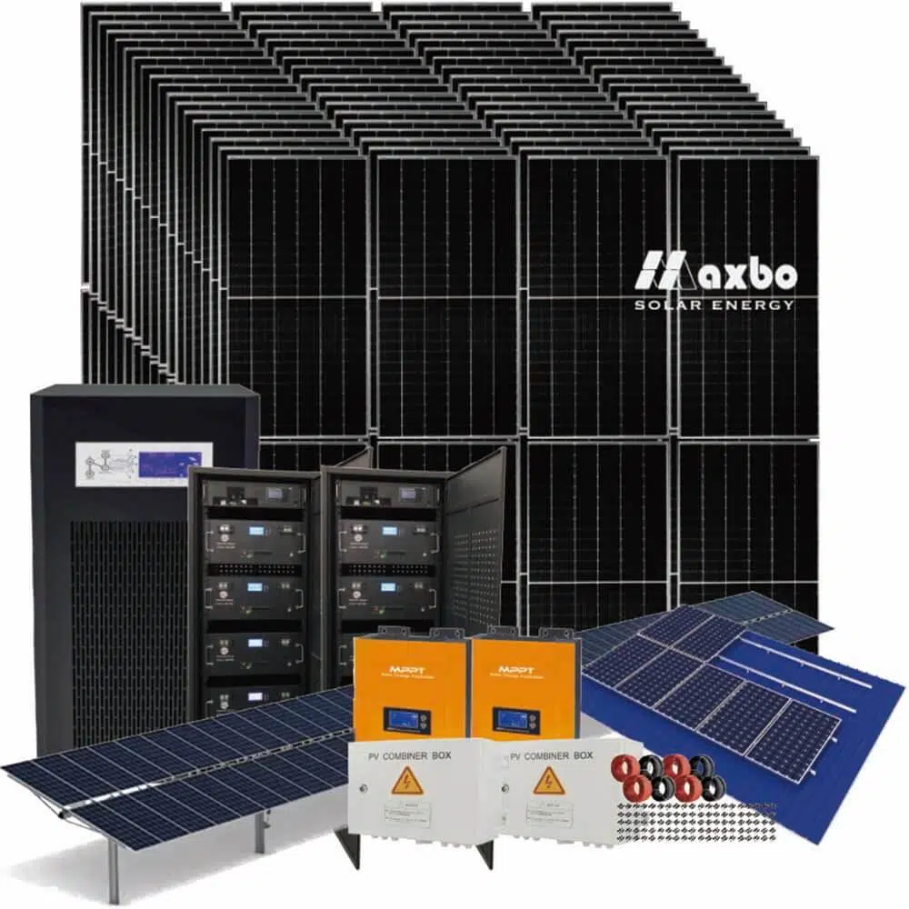 Sistema solar aislado de 80 kW