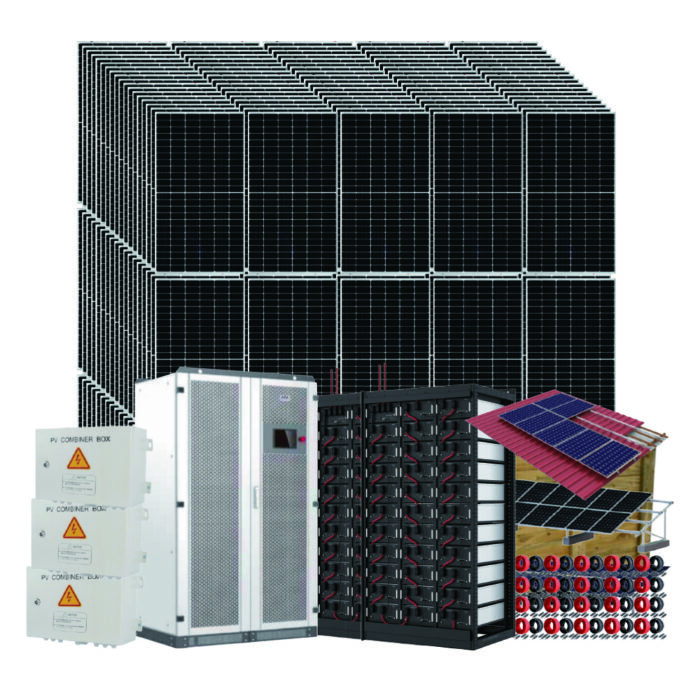 Sistema solar fuera de la red de 100 kW