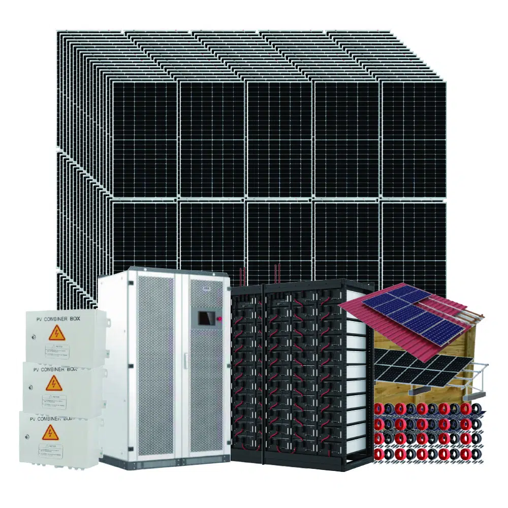 Sistema solar fuera de la red de 100 kW