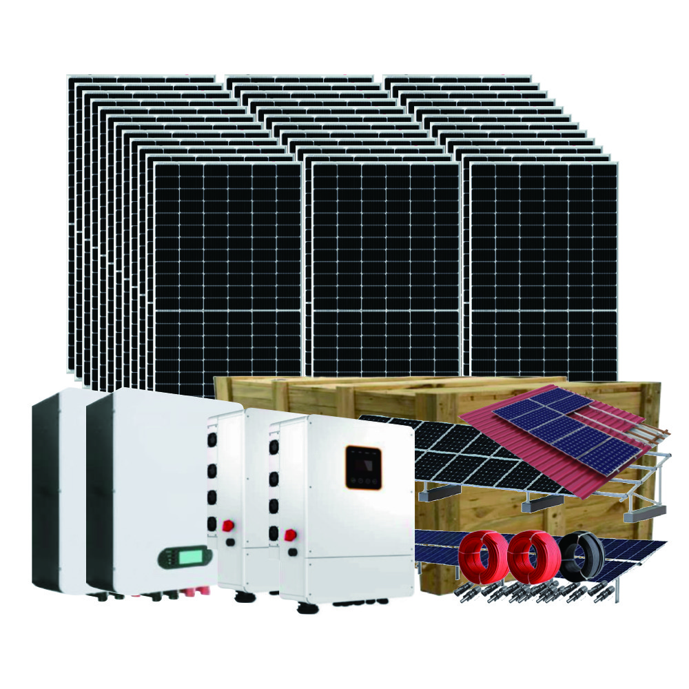Système solaire hybride de 20 kW