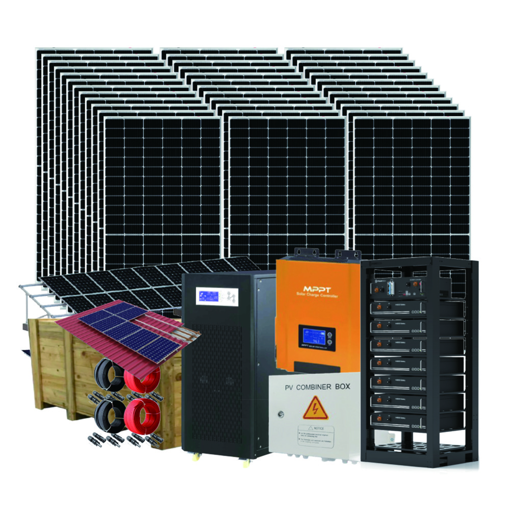 Sistema solar de 20 kW fuera de la red