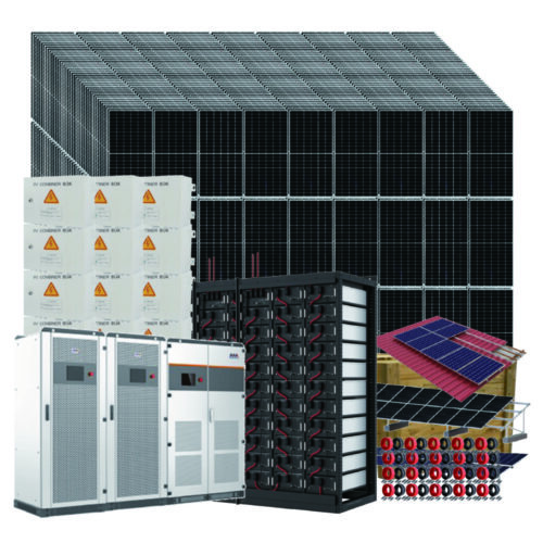 Système solaire hybride de 500 kW