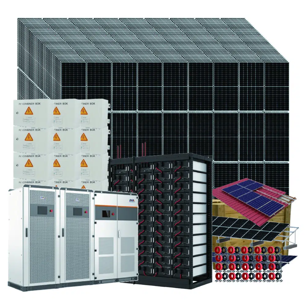 Système solaire hybride de 500 kW