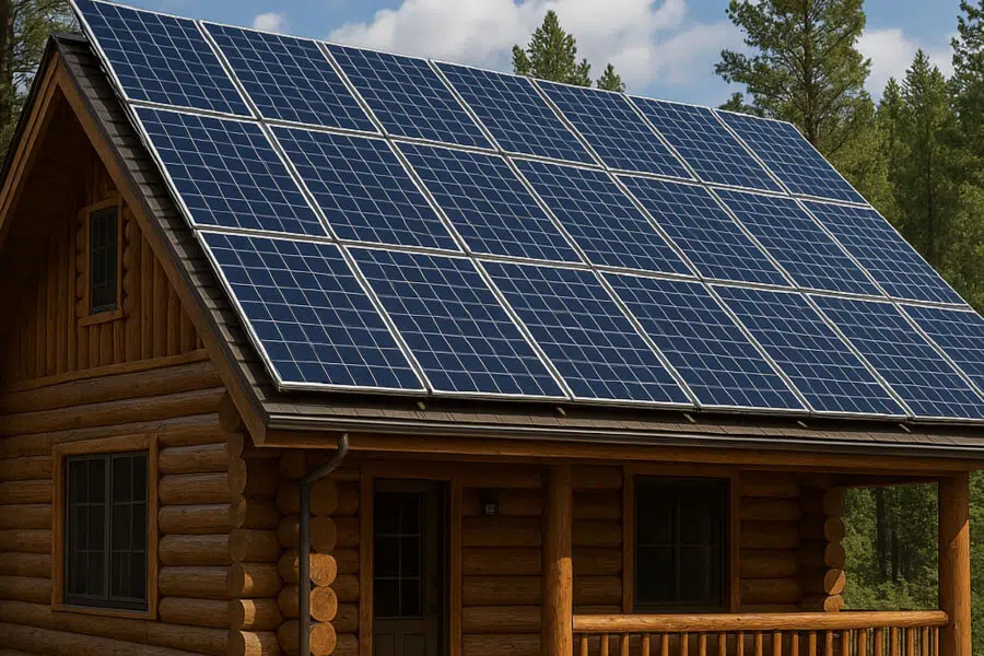 solar power for cabins