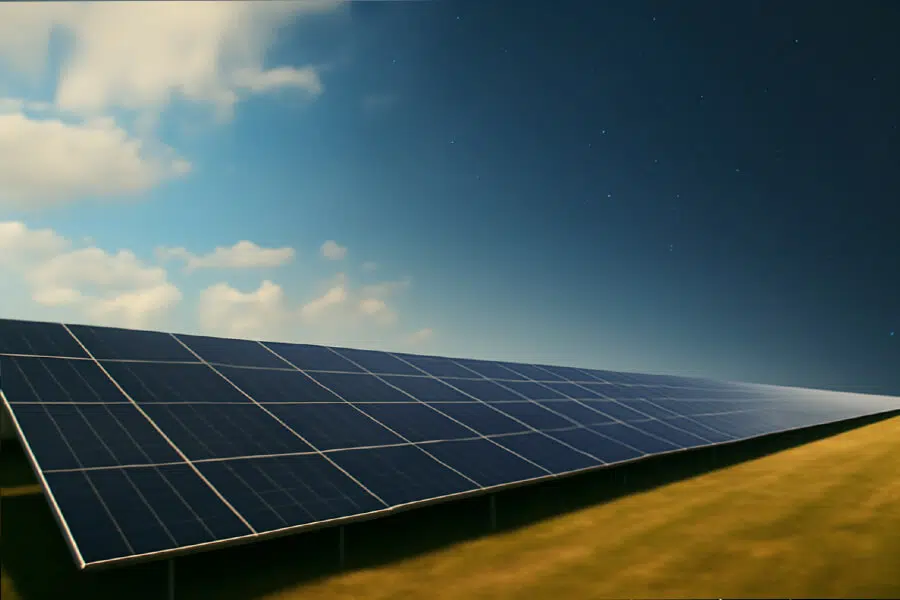 How much power does a 1500 kW solar system produce