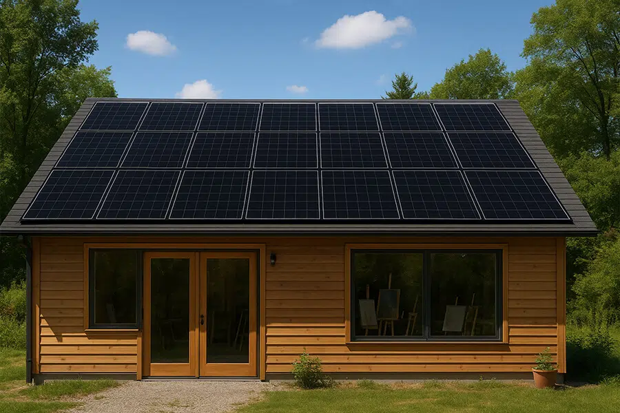 16 kW Solar System Fuels Creative Sustainability