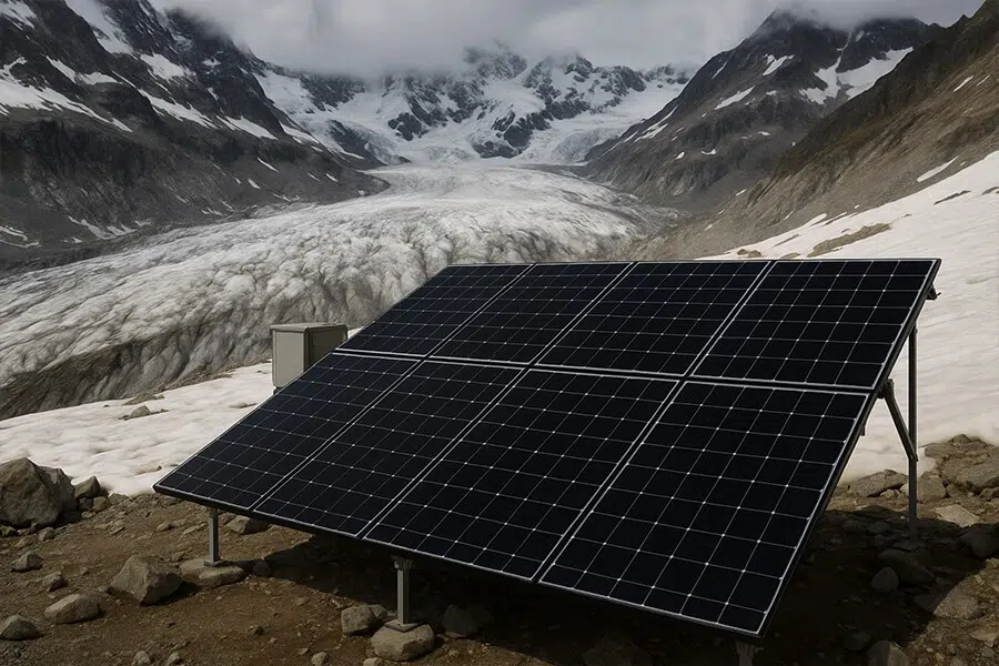 16 kW Solar System Glacial Monitoring