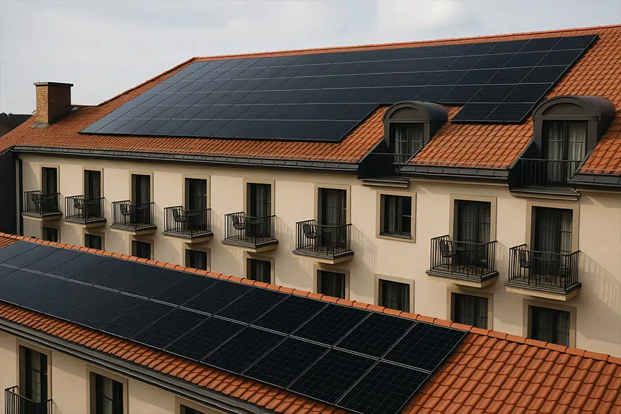 16 kW Solar System Hotel Energy Savings