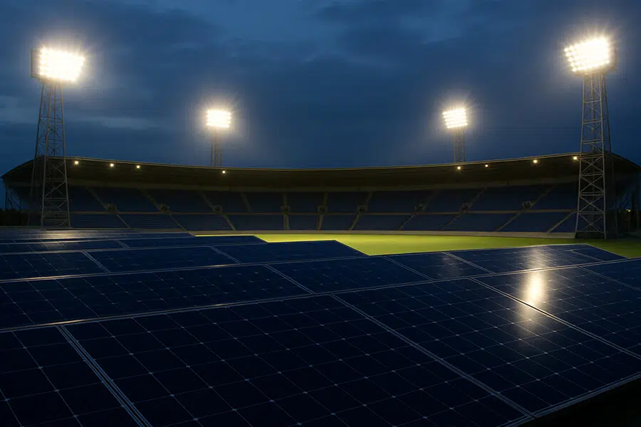 16 kW Solar System Sports Arena Lighting