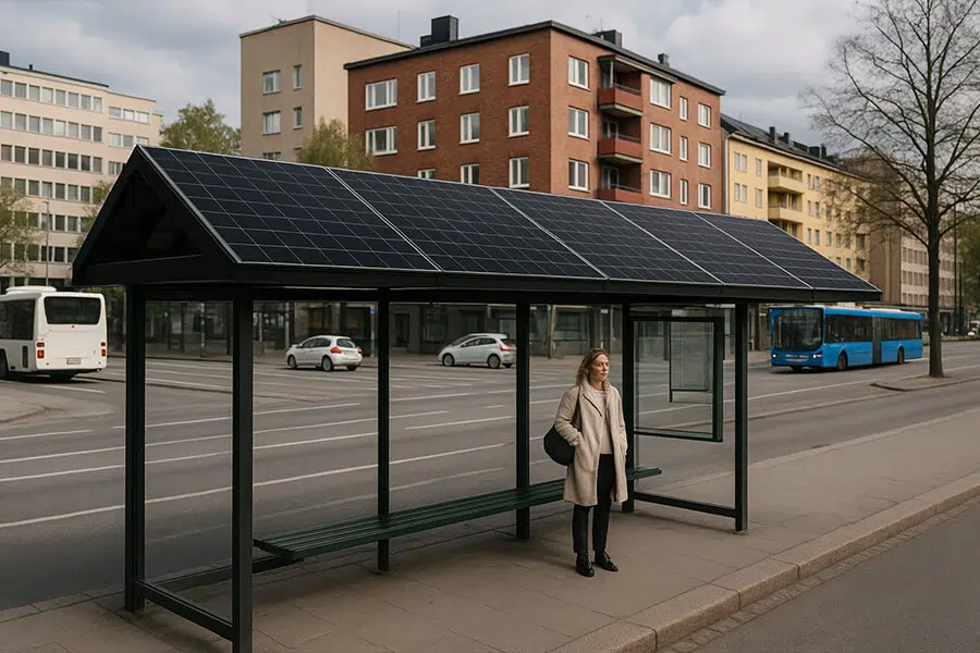 16 kW Solar System Urban Transit Hubs
