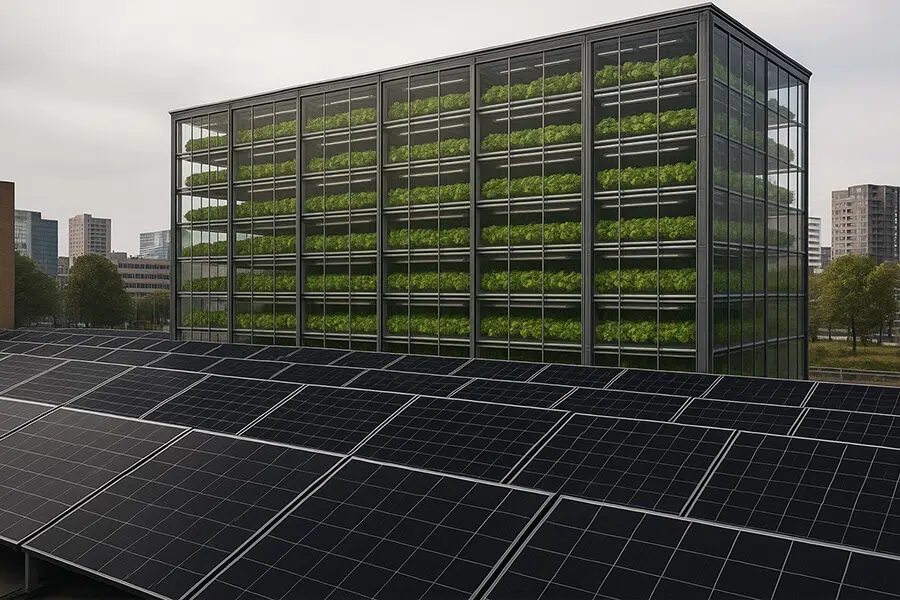 16 kW Solar System Urban Vertical Farms
