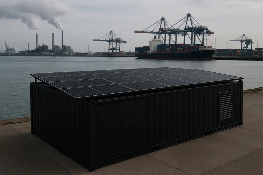 BESS Container Maritime Energy Hub