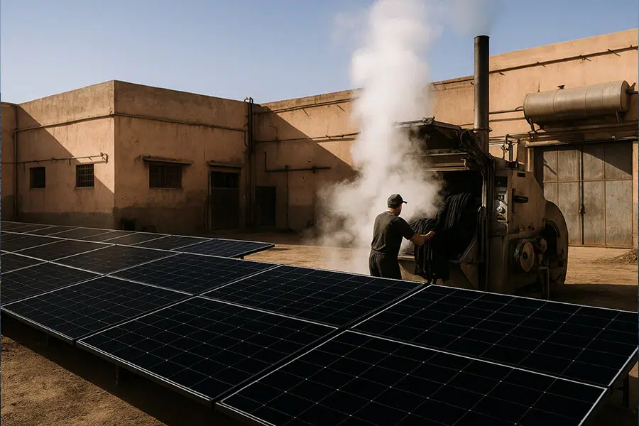 50kW Solar System Industrial Decarbonization