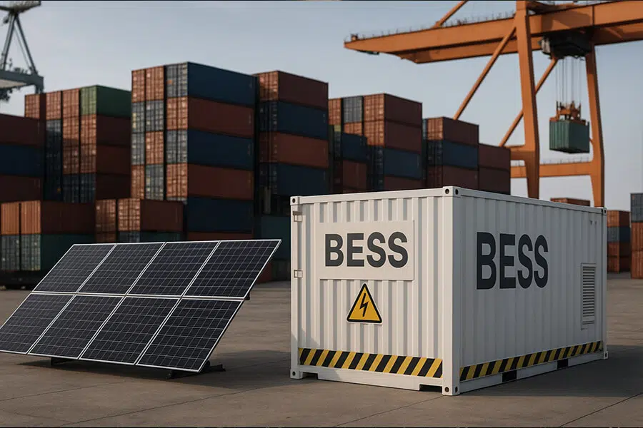 BESS Container Port Logistics